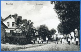 Germau, Ort, Kreis Samland Germau, Dorfstraße 