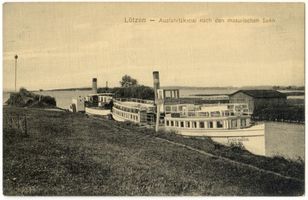 Lötzen, Stadt, Kreis Lötzen Lötzen, Ausfahrtskanal nach den masurischen Seen 