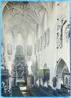 Bartenstein, Kreis Bartenstein Bartenstein, Evangelische Kirche, Inneres, Blick zum Altar II 