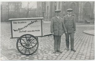 Königsberg (Pr.), Stadtkreis Königsberg Königsberg (Pr.), zwei Weltreisende zu Fuß aus Königsberg 