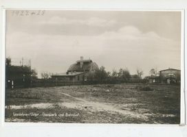 Haselberg (Ostpr.), Kreis Schloßberg Lasdehnen, Gaswerk und Bahnhof 