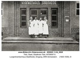 Tilsit, Stadt, Stadtkreis Tilsit   Tilsit, Krankenhäuser, Heilanstalten