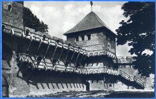 Frauenburg, Kreis Braunsberg Frauenburg, Wehrmauer und Kopernikusturm 