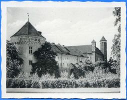 Heilsberg Kr. Heilsberg, Stadt, Kreis Heilsberg Heilsberg Kr. Heilsberg, Vorburg mit Hochschloß IV Heilsberg, Schloß