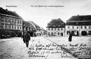 Angerapp, Stadt, Kreis Angerapp Marktplatz