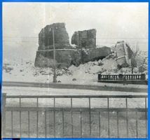 Königsberg (Pr.), Stadtkreis Königsberg Fritz-Tschierse-Platz (fr. Gesekusplatz) Königsberg, Ecke Gesekusplatz- Schloßstraße, Schloß Nordwestturm - Zerstörungen Königsberg, Zweiter Weltkrieg und das Ende