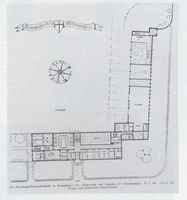 Metgethen, Ort und Bahnstation, Stadtkreis Königsberg Metgethen, Provinzial - Feuerwehrschule, Lageplan 