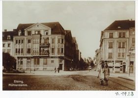 Elbing, Stadt, Stadtkreis Elbing Elbing, Mühlendamm Эльбинг, Мюлендамм