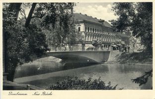 Gumbinnen, Stadt, Kreis Gumbinnen Gumbinnen, Große Brücke (Neue Brücke) V Гумбиннен, Большой мост (Новый мост), V