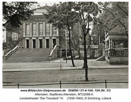 Allenstein, Stadtkreis Allenstein  Allenstein, Theater