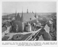 Frauenburg, Kreis Braunsberg Frauenburg, Blick auf den Dom, die Stadt unddas Haff IX, vom Glockenturm, 14. Jahrhundert 