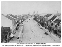 Tilsit, Stadt, Stadtkreis Tilsit Deutsche Straße