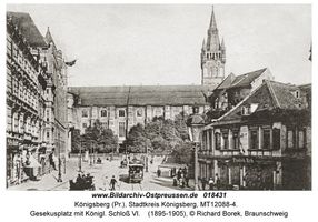 Königsberg (Pr.), Stadtkreis Königsberg Fritz-Tschierse-Platz (fr. Gesekusplatz)