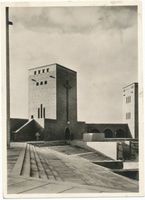 Hohenstein Kr. Osterode, Stadt, Kreis Osterode Hohenstein i. Ostpr., Reichsehrenmal Tannenberg Gruftturm Хохенштайн, Вост. Пруссия, Имперский мемориал Танненберг, склеп-башня