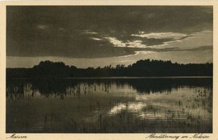  Niedersee (See), Abendstimmung am Niedersee Masurische Seen