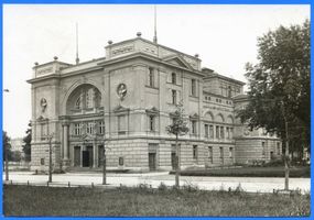 Tilsit, Stadt, Stadtkreis Tilsit Angerpromenade 21 Tilsit, Stadttheater von Nordosten VIII Tilsit, Theater