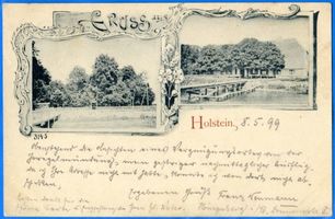 Groß Holstein, Stadtkreis Königsberg Groß Holstein, 2 Ansichten Königsberg, Dörfer, Siedlungen und Außenbezirke im Stadtkreis
