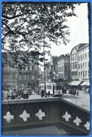Königsberg (Pr.), Stadtkreis Königsberg Kaiser-Wilhelm-Platz Königsberg (Pr.), Blick von der Schloßterrasse am Kaiser-Wilhelm-Platz, Кёнигсберг (Пр.), вид с Замковой террасы у площади кайзера Вильгельма,