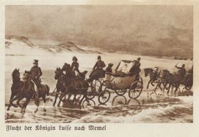  Kurische Nehrung, Flucht der Königin Luise nach Memel 