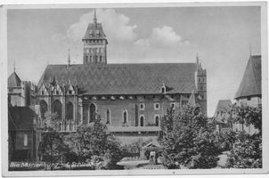 Marienburg, Westpr., Kreis Marienburg Marienburg, Die Marienburg und 1. Schloßhof Marienburg, Schloß