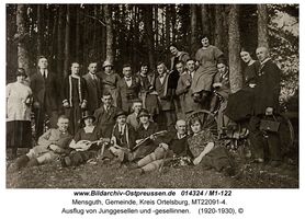 Mensguth, Gemeinde, Kreis Ortelsburg 