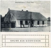 Godnicken, Kreis Samland Godnicken, Geschäftshaus von Franz Gau 