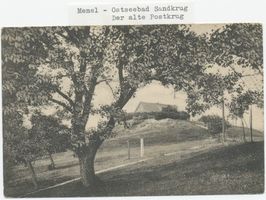 Sandkrug Stadtkr. Memel, Stadtkreis Memel Sandkrug Stadtkr. Memel, Der alte Postkrug Зандкруг, город Мемель, старая почтовая корчма