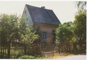 Metgethen, Ort und Bahnstation, Stadtkreis Königsberg Thorner Weg 5 Metgethen, Thorner Weg Nr. 5, Haus Röder Metgethen, Häuser früher und heute