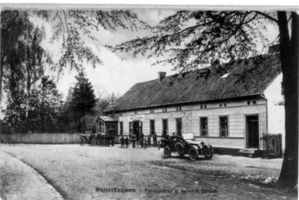 Großwaltersdorf, Kreis Gumbinnen Walterkehmen, Postagentur und Gasthof Strauß 