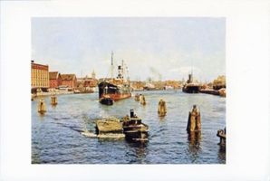 Königsberg (Pr.), Stadtkreis Königsberg Königsberg (Pr.), Hafen, Gemälde III 