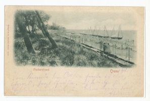 Cranz Kr. Samland, Ort, Kreis Samland Cranz, Fischerstrand V Cranz, Fischerei