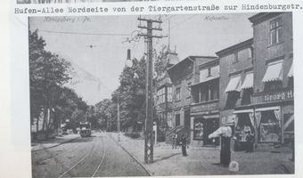Königsberg (Pr.), Stadtkreis Königsberg Hufenallee Königsberg, Hufenallee, Nordseite von der Tiergartenstraße zur Hindenburgstraße Кёнигсберг, Хуфеналлее, северная сторона от Тиргартенштрассе до Гинденбургштрассе