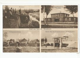  Großes Moosbruch, Torfstich, JH Lauknen, Frühjahrsbestellung, Brücke über den Nemonienenstrom in Alt Heidlauken 
