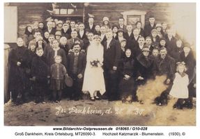 Groß Dankheim, Kreis Ortelsburg 