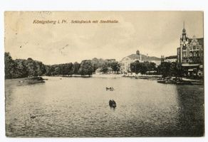 Königsberg (Pr.), Stadtkreis Königsberg Königsberg (Pr.), Schloßteich mit Stadthalle VIII Кёнигсберг (Пр.), Замковый пруд с городским концертным залом, VIII