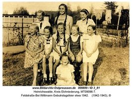 Heinrichswalde Kr. Elchniederung, Kreis Elchniederung Feldstraße