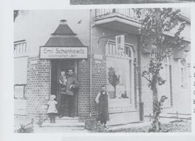 Königsberg (Pr.), Stadtkreis Königsberg Jägerstraße Königsberg, Ponarth, Jägerstraße Ecke Wachtelstraße, Schuhmachergeschäft 