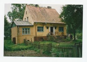 Metgethen, Ort und Bahnstation, Stadtkreis Königsberg Graudenzer Weg 1 Metgethen, Graudenzer Weg, Haus Lemke Metgethen, Häuser früher und heute