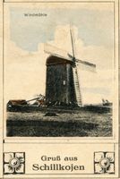 Auerfließ, Kreis Tilsit-Ragnit Schillkojen, Windmühle 