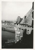 Marienburg, Westpr., Kreis Marienburg Marienburg i. Westpr., Blick vom Schloß auf die Nogat und Brücke III Мариенбург, Зап. Пруссия, вид от замка на Ногат и мост, III
