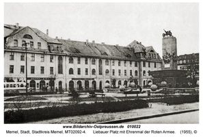 Memel, Stadt, Stadtkreis Memel Hindenburgplatz