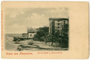 Neukuhren, Kreis Samland Neukuhren, Strandhalle und Strandhotel 