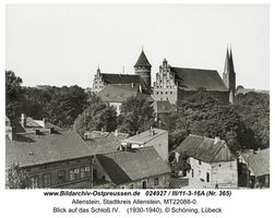 Allenstein, Stadtkreis Allenstein  Allenstein, Schloß
