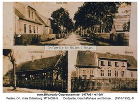 Wallen Kr. Ortelsburg, Ort, Kreis Ortelsburg  