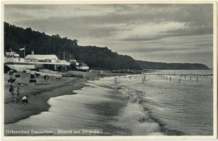 Rauschen Kr. Samland, Kreis Samland Rauschen Kr. Samland, Abend am Strande III 