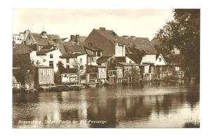 Braunsberg Kr. Braunsberg, Kreis Braunsberg Braunsberg, Alte Häuser an der Passarge II 