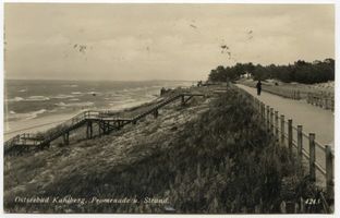 Kahlberg-Liep, Ort, Kreis Elbing Kahlberg-Liep, Strand und Promenade V 