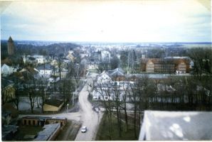 Friedland (Ostpr.), Kreis Bartenstein Friedland (Правдинск), Ortsansicht in südöstlicher Richtung 