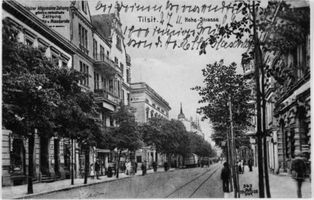 Tilsit, Stadt, Stadtkreis Tilsit Hohe Straße