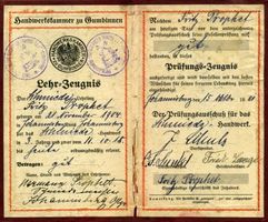 Johannisburg, Kreis Johannisburg Sandberg 1 Johannisburg, Sandberg, Lehrzeugnis, Prophet Johannisburg (Kreis), nicht verortete Bildmotive